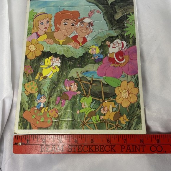 Taran And The Magic Cauldron Disney Golden Frame Tray Kids Puzzle Vintage - Picture 12 of 12